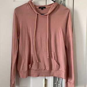 Thin cropped hoodie